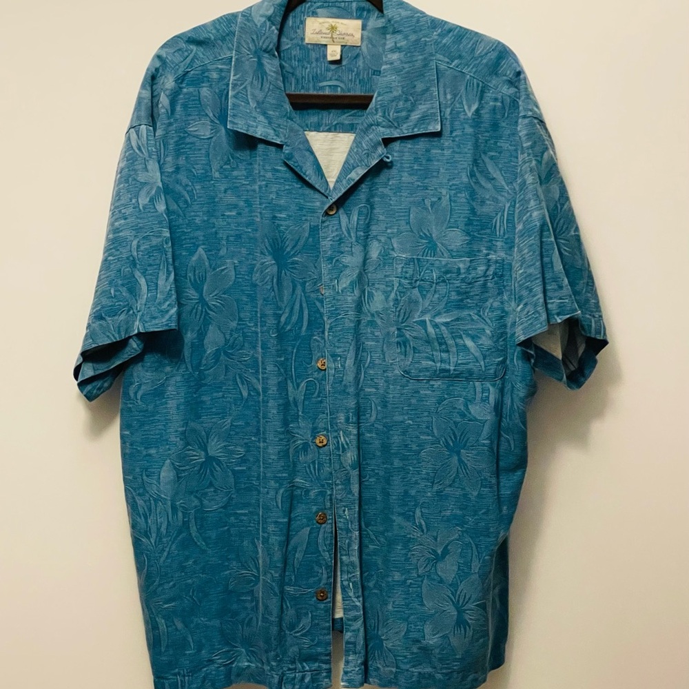 Tropical Blue Men's Hawaiian Shirt